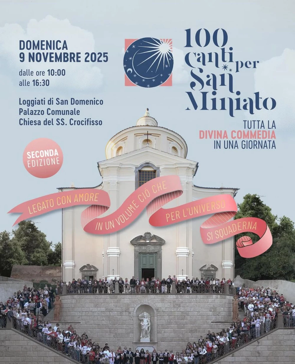 Locandina de "I 100 Canti per San Miniato" II edizione