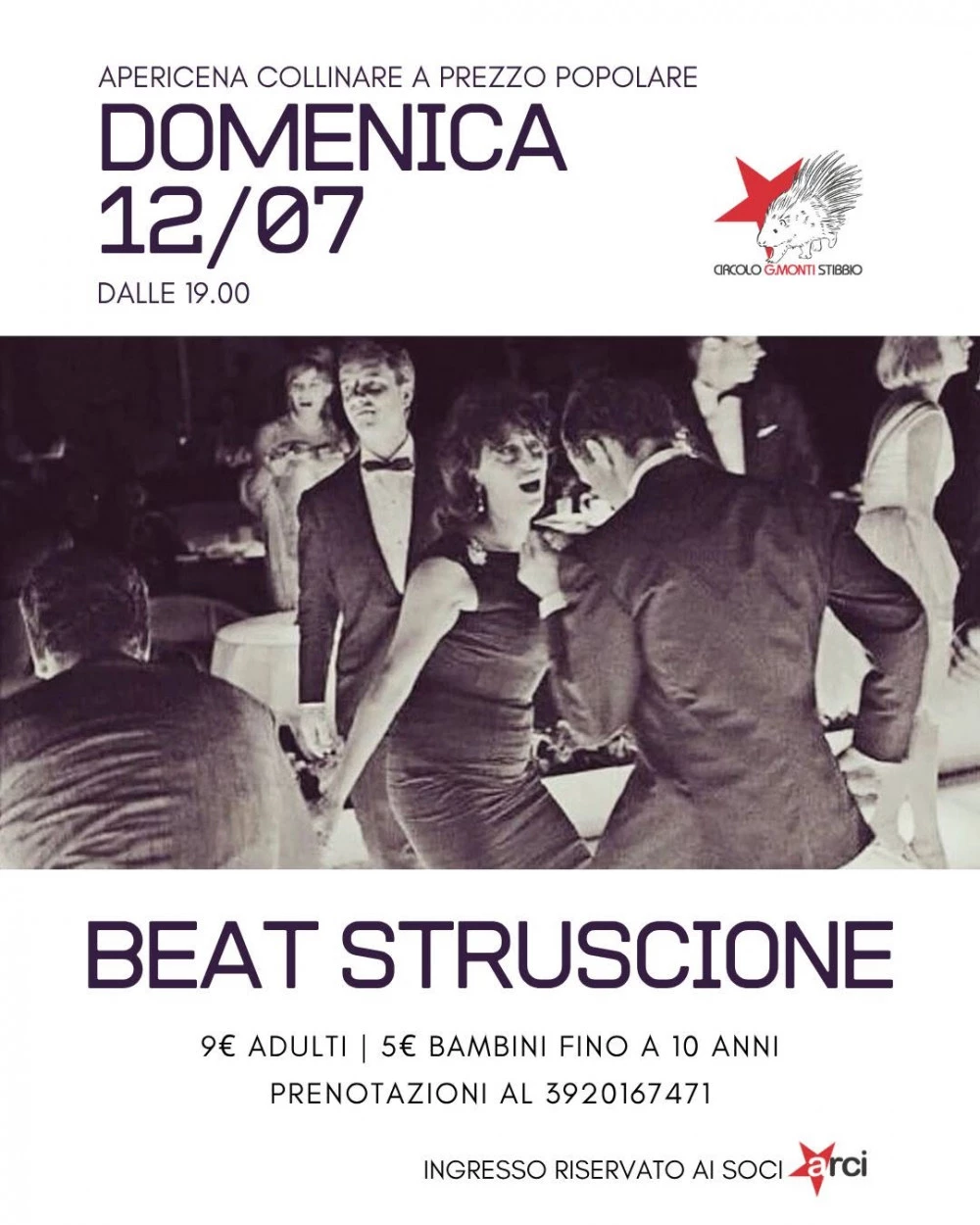 Beat Struscione al Circolo G. Monti di Stibbio, musica live