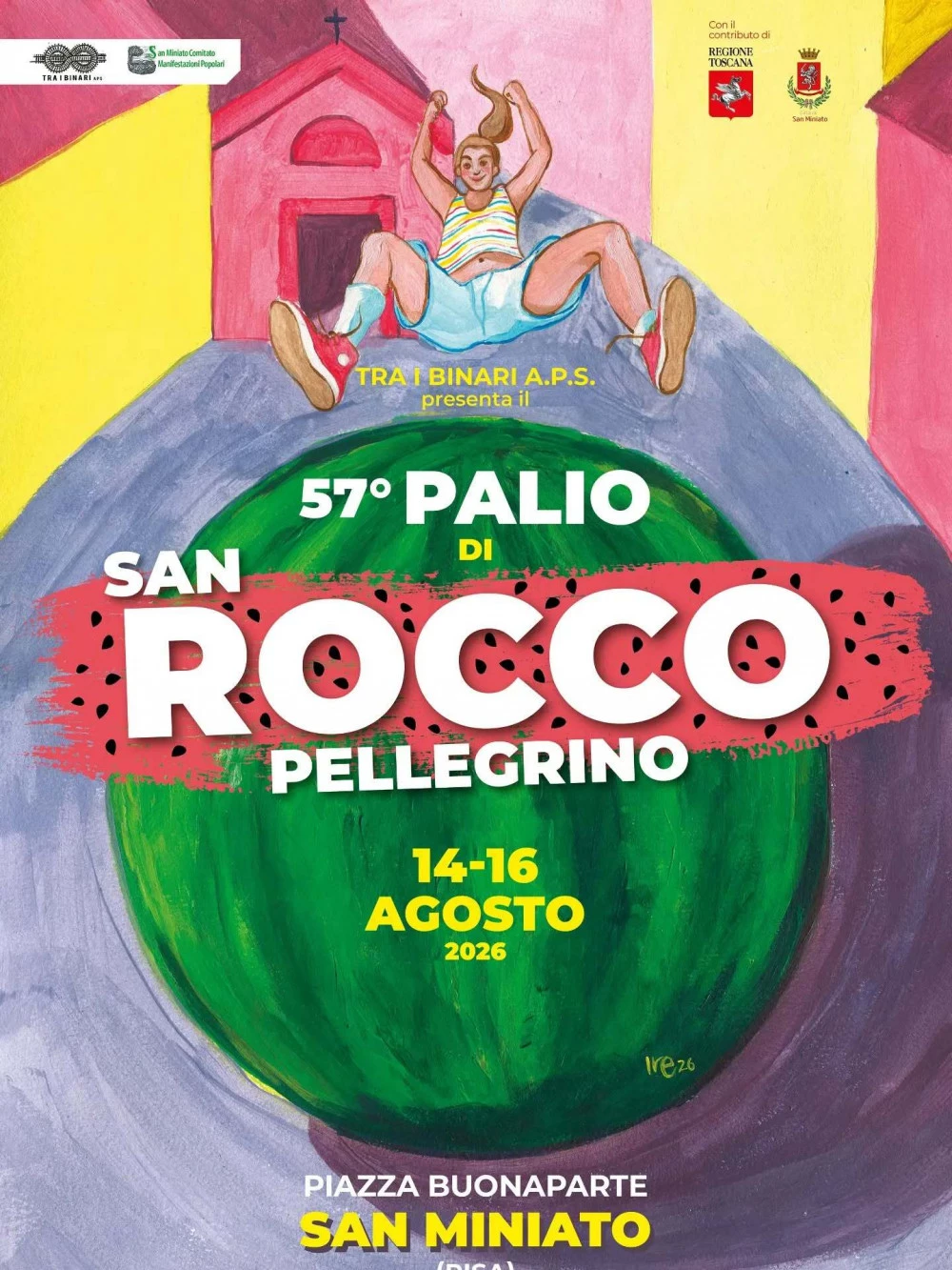 Locandina 57&deg; Palio di San Rocco Pellegrino a San Miniato