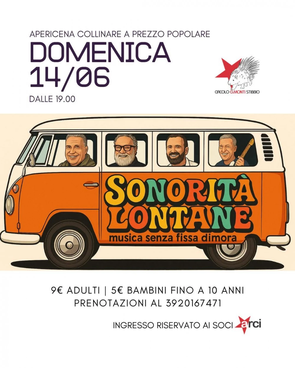 Live music concert al Circolo G. Monti di Stibbio