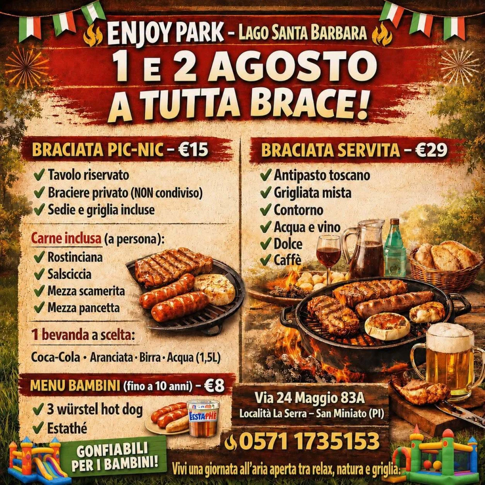 Locandina eventi enjoy park