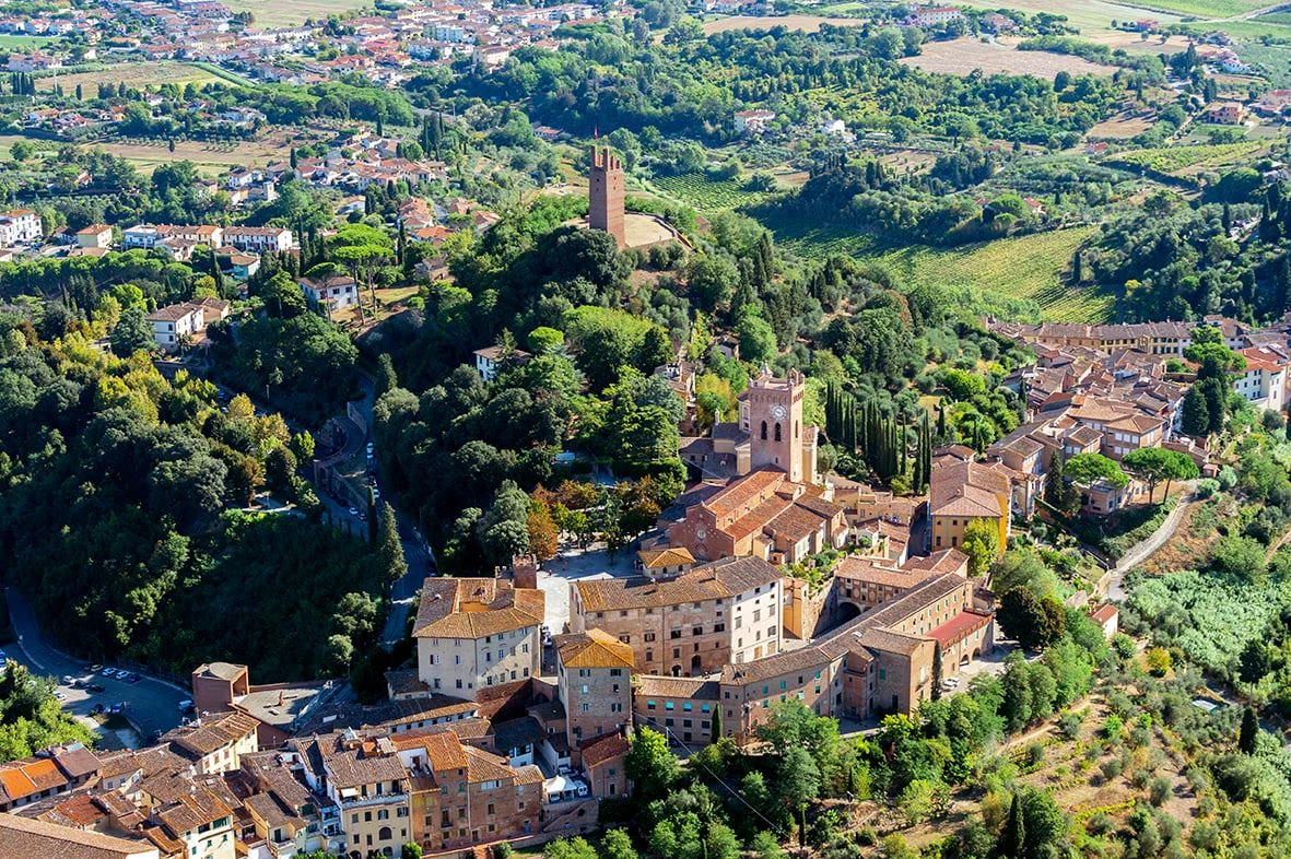 Centro storico di san miniato dove poter mangiare e degustare il tartufo delle colline sanminiatesi