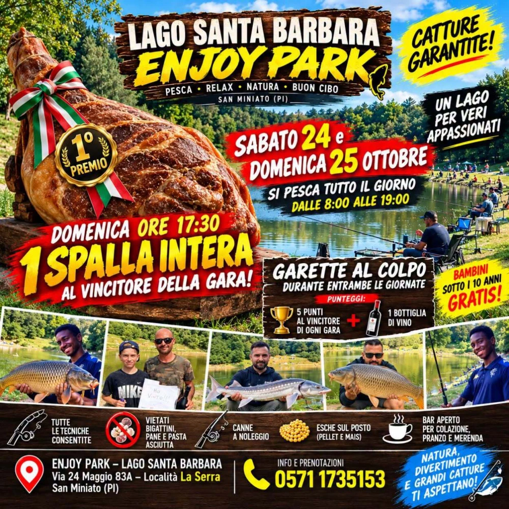 Locandina weekend all'enjoy park