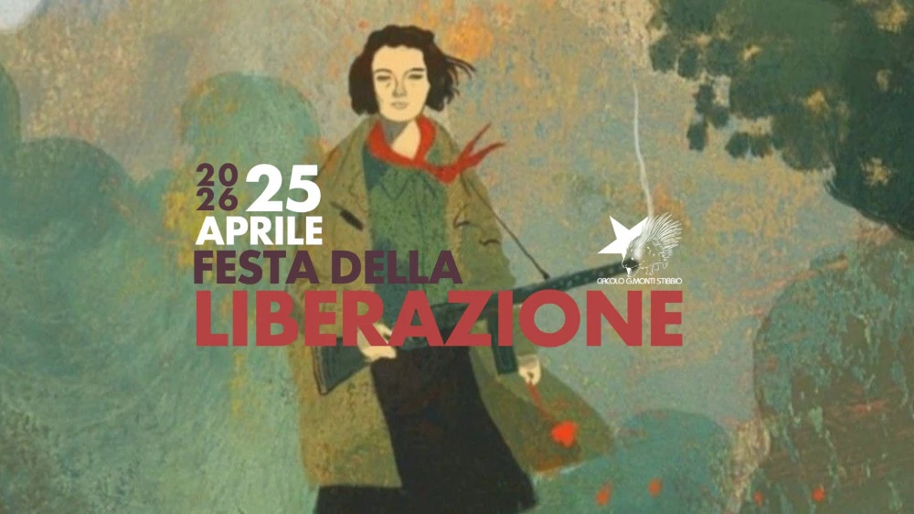 Locandina della giornata della liberazione al circolo di Stibbio, a san miniato
