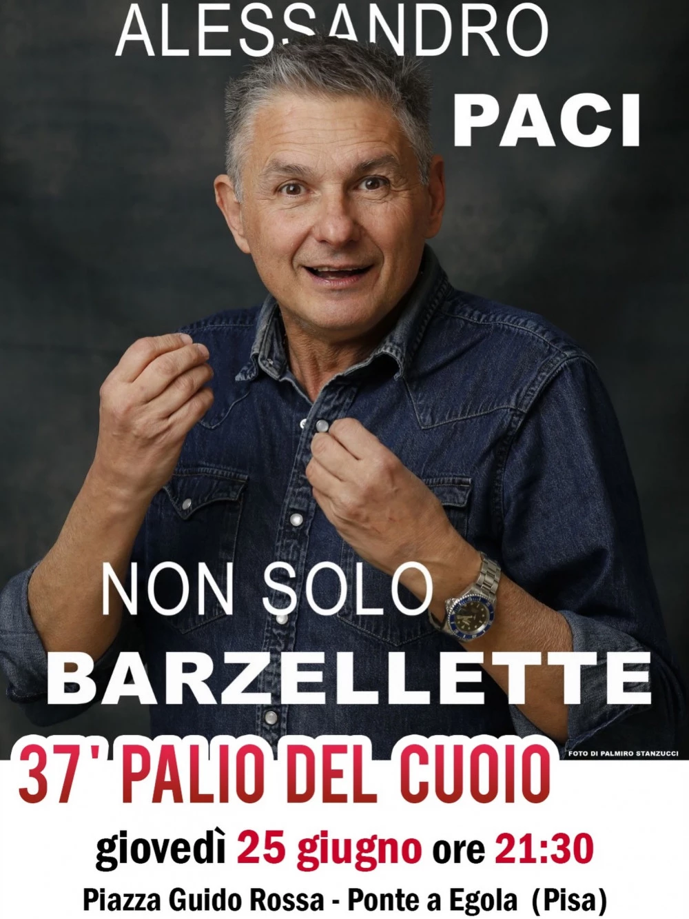 Locandina spettacolo Alessandro Paci Non Solo Barzellette