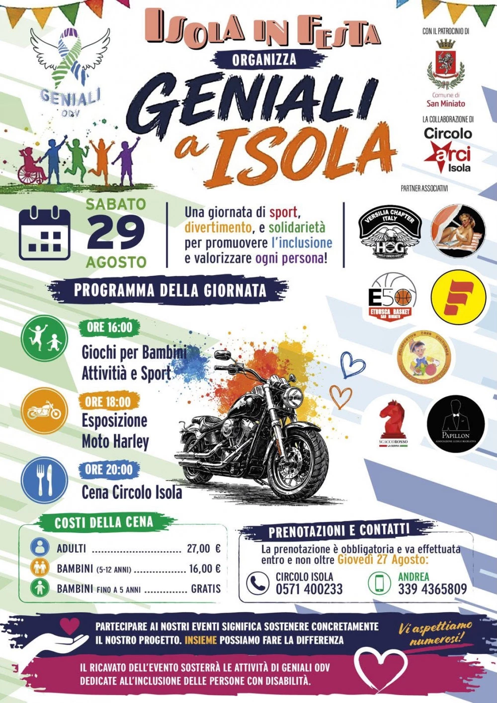Locandina Geniali a Isola