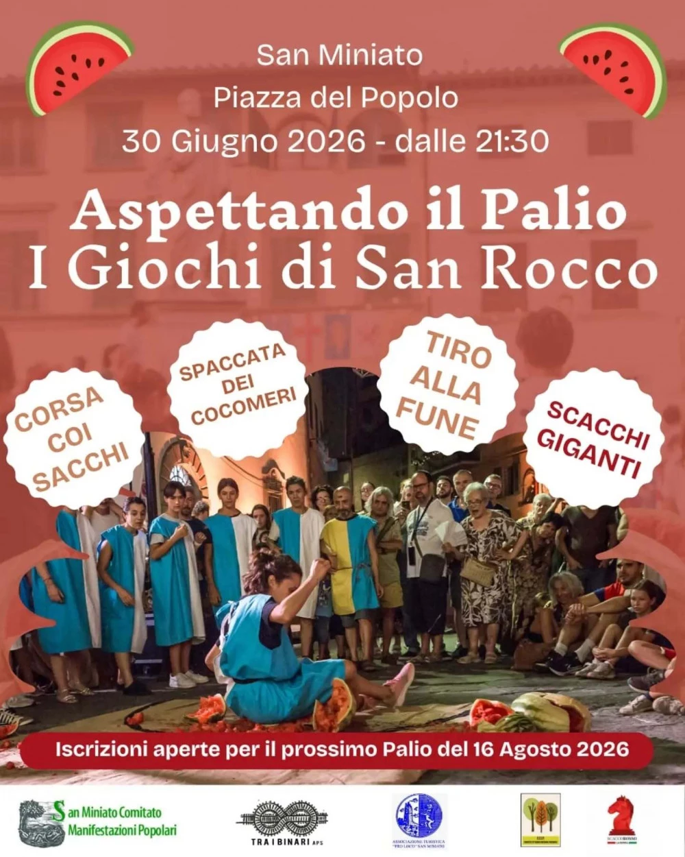 locandina aspettando il palio di san rocco 2026