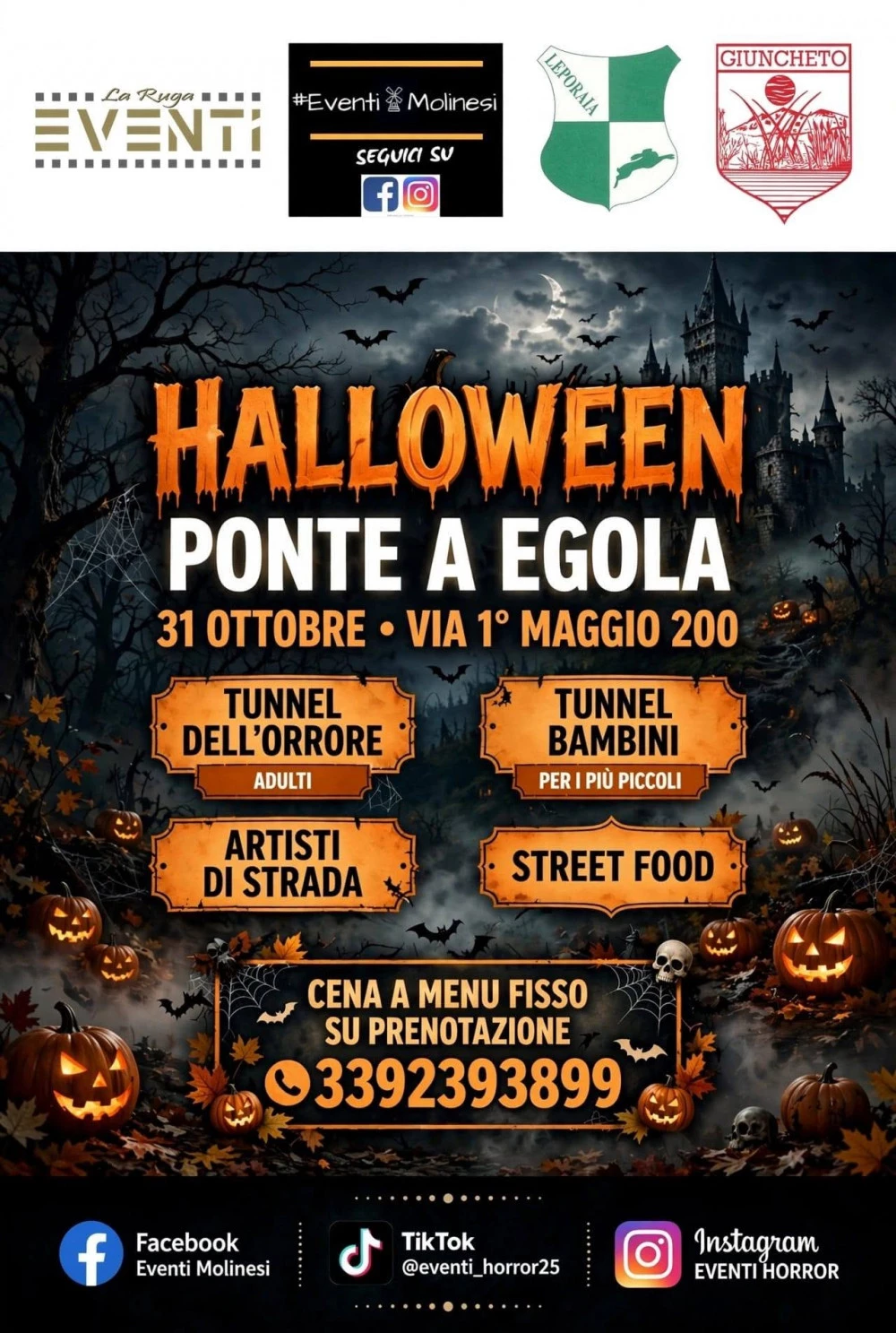 Locandina Halloween a ponte a egola
