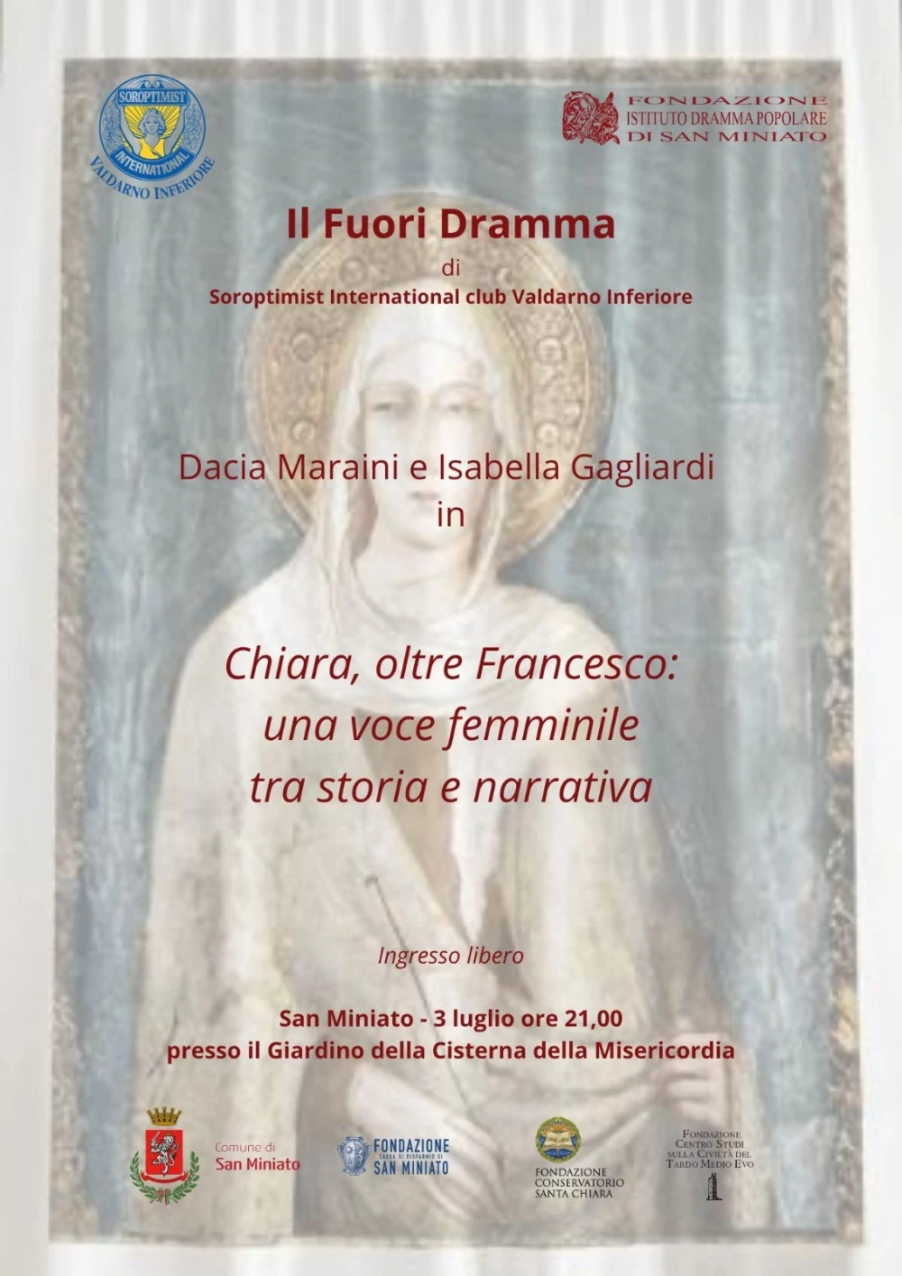 Locandina il fuori dramma a san miniato