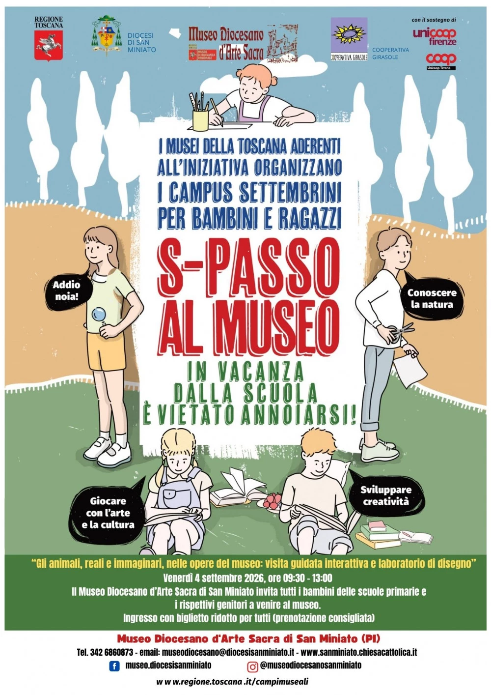 S-Passo al Museo, locandina dell'iniziativa al Museo Diocesano