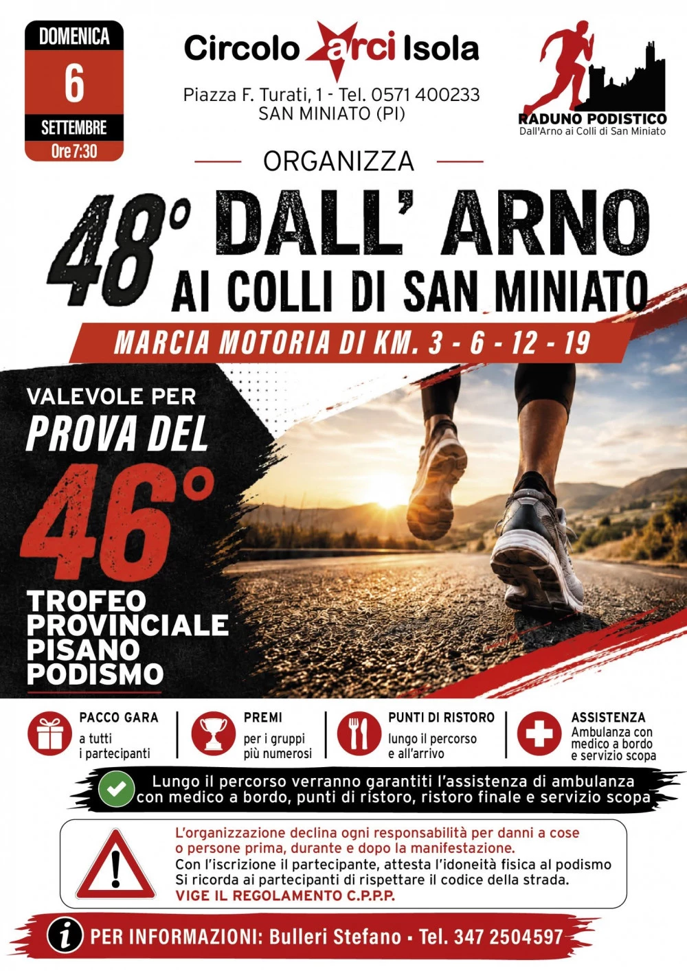 48° Dall'arno ai colli di san miniato