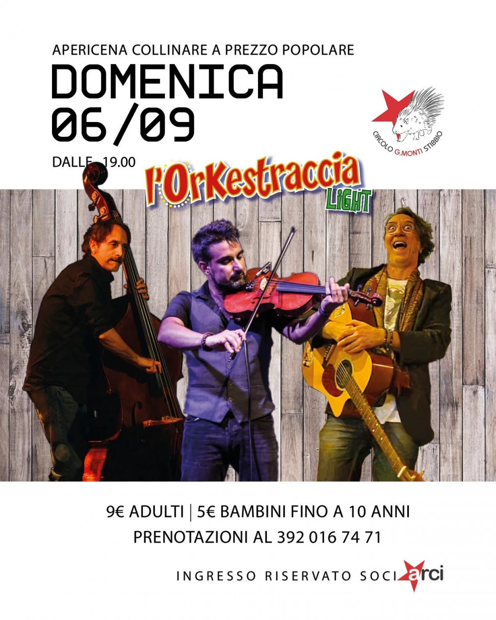 Locandina live music orkestraccia
