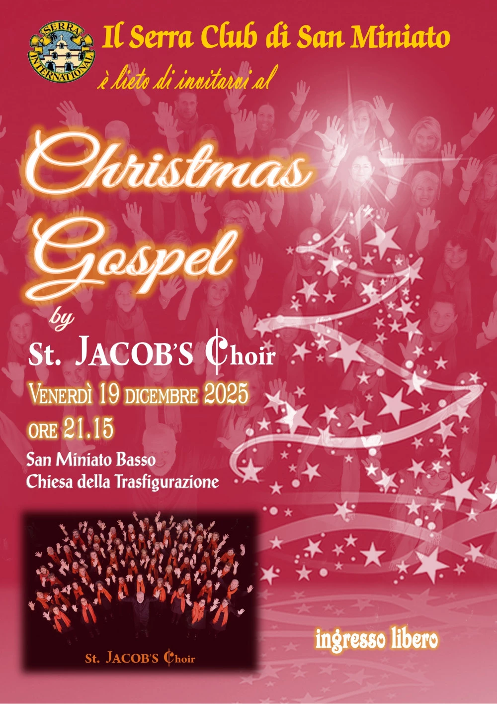 Locandina del Christmas Gospel by St. Jacob's Choir