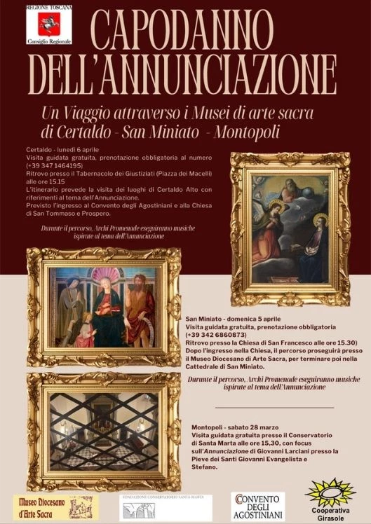 Locandina del Capodanno dell'annunciazione a san miniato