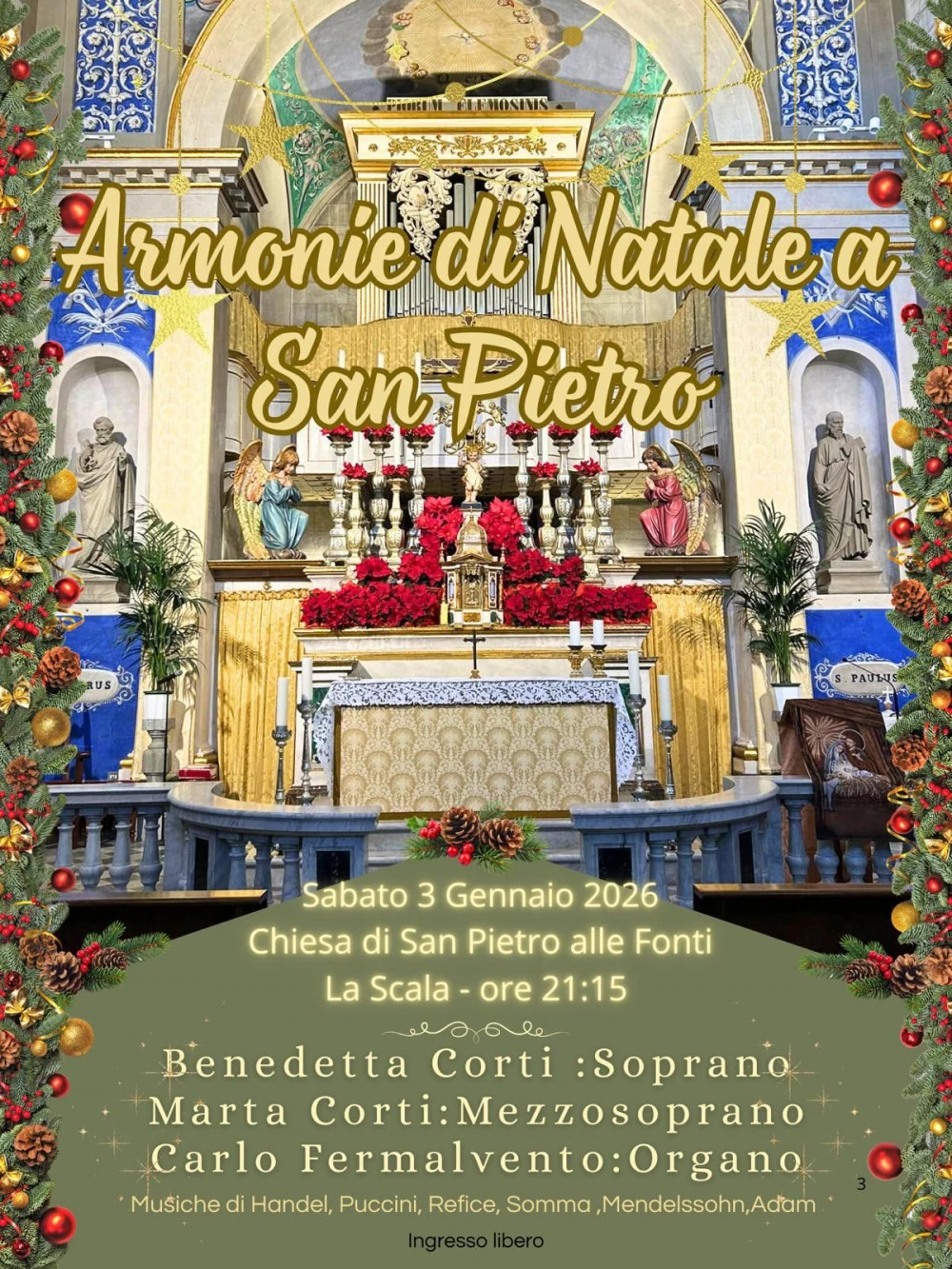 Corale evento del periodo festivo a san miniato basso - la scala