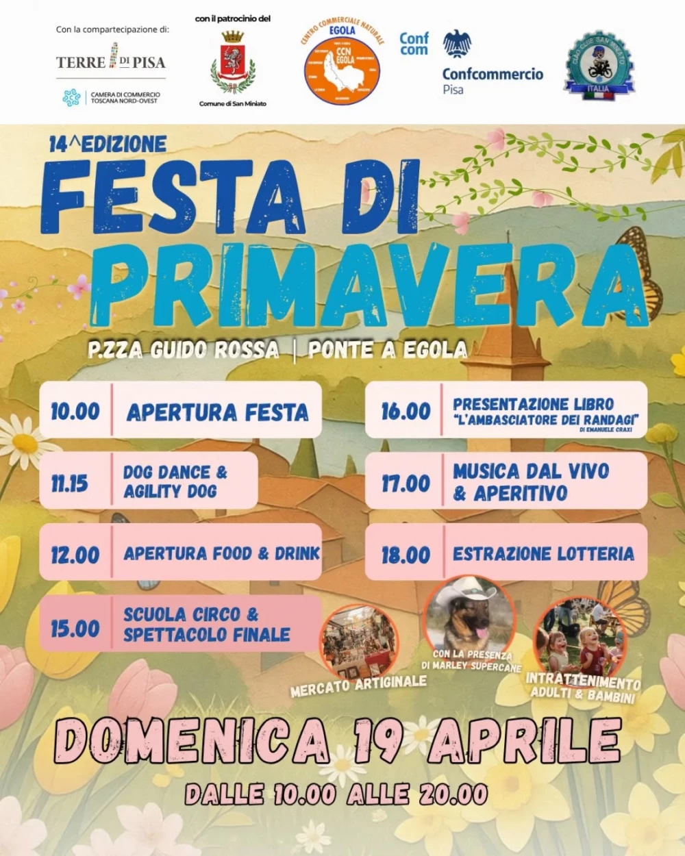 Festa di Primavera 2025 a Ponte a Egola &ndash; Eventi, programma e orari | San Miniato