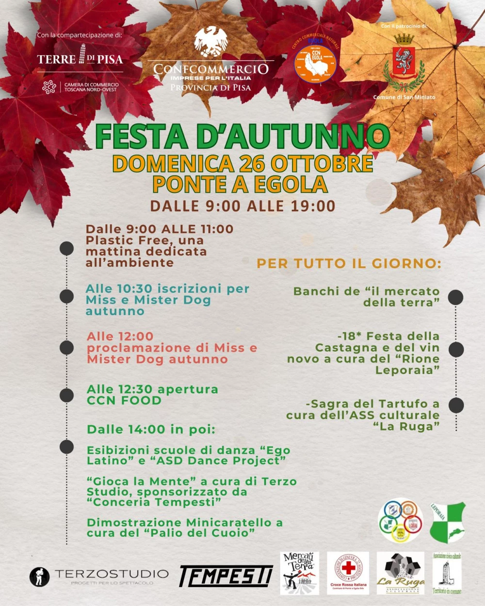 Locandina dell'evento Festa D'Autunno a Ponte a Egola