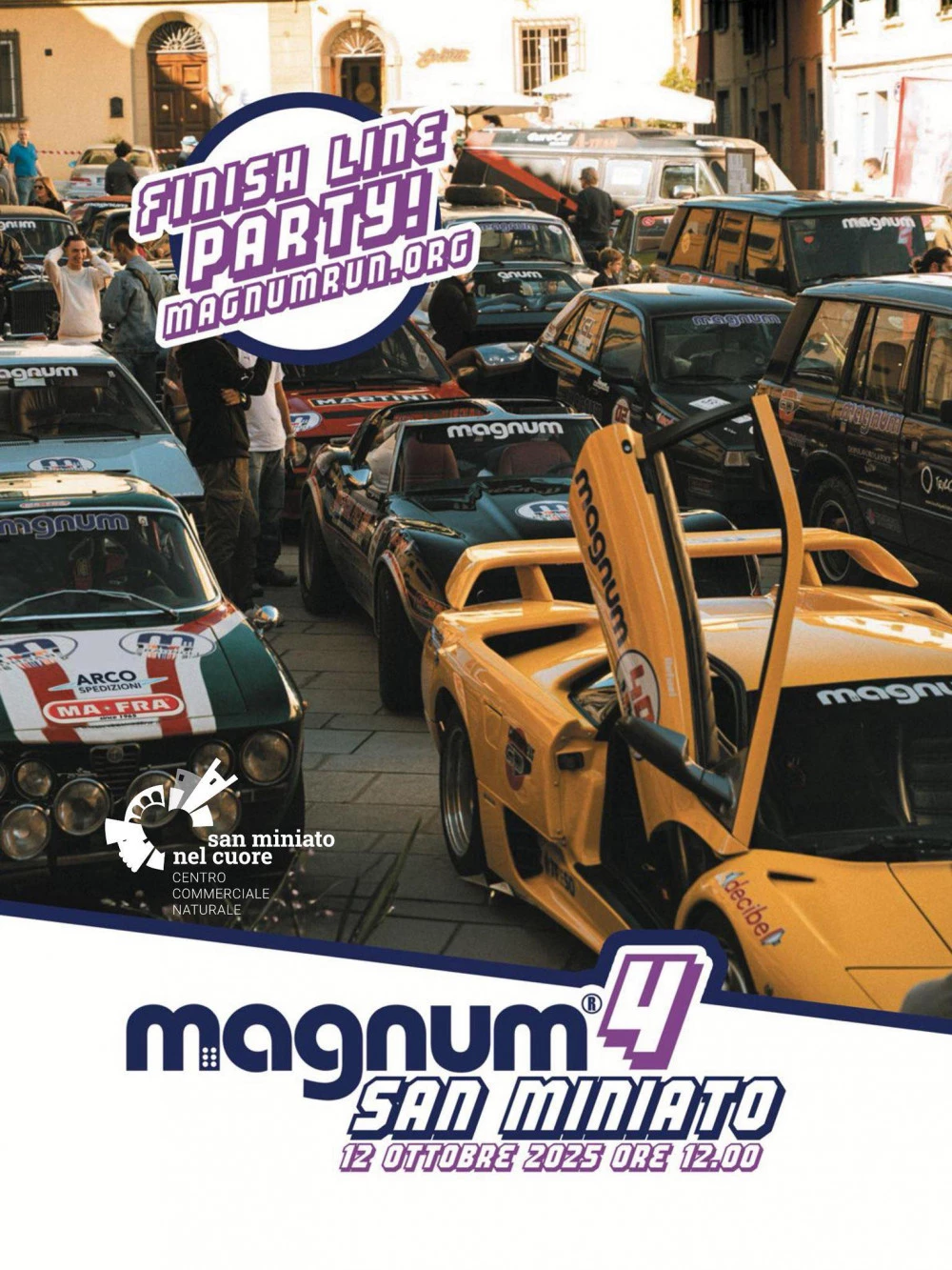 Locandina dell'evento "Finish Line Party!"