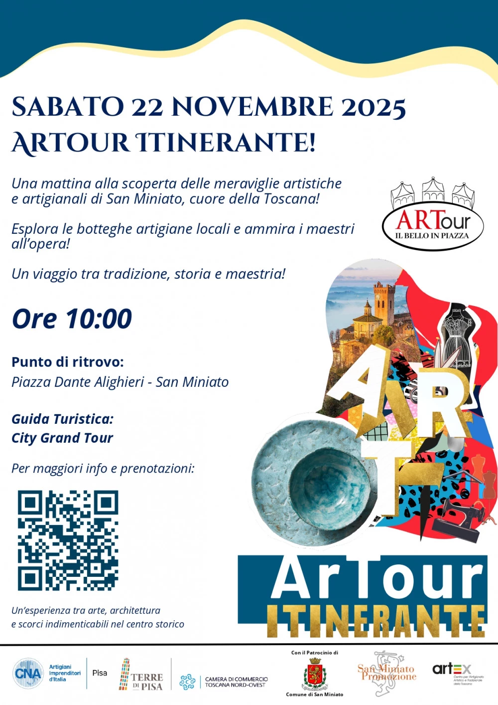 Locandina dell'evento "Artour Itinerante"