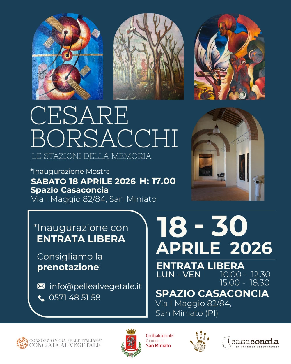 Locandina della Mostra Fotografica "Le Stagioni della Memoria"