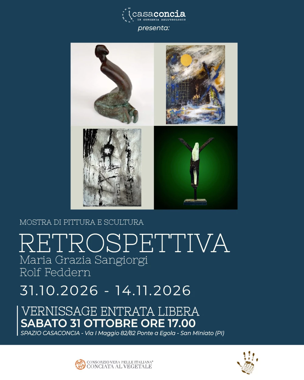 Locandina mostra vera pelle 