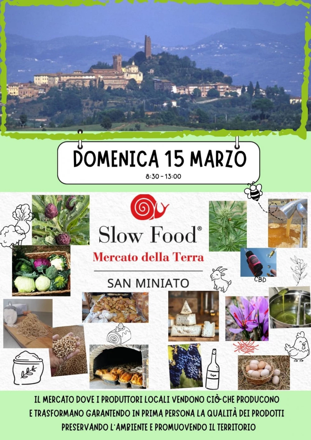 Locandina del nuovo appuntamento con il Mercatale