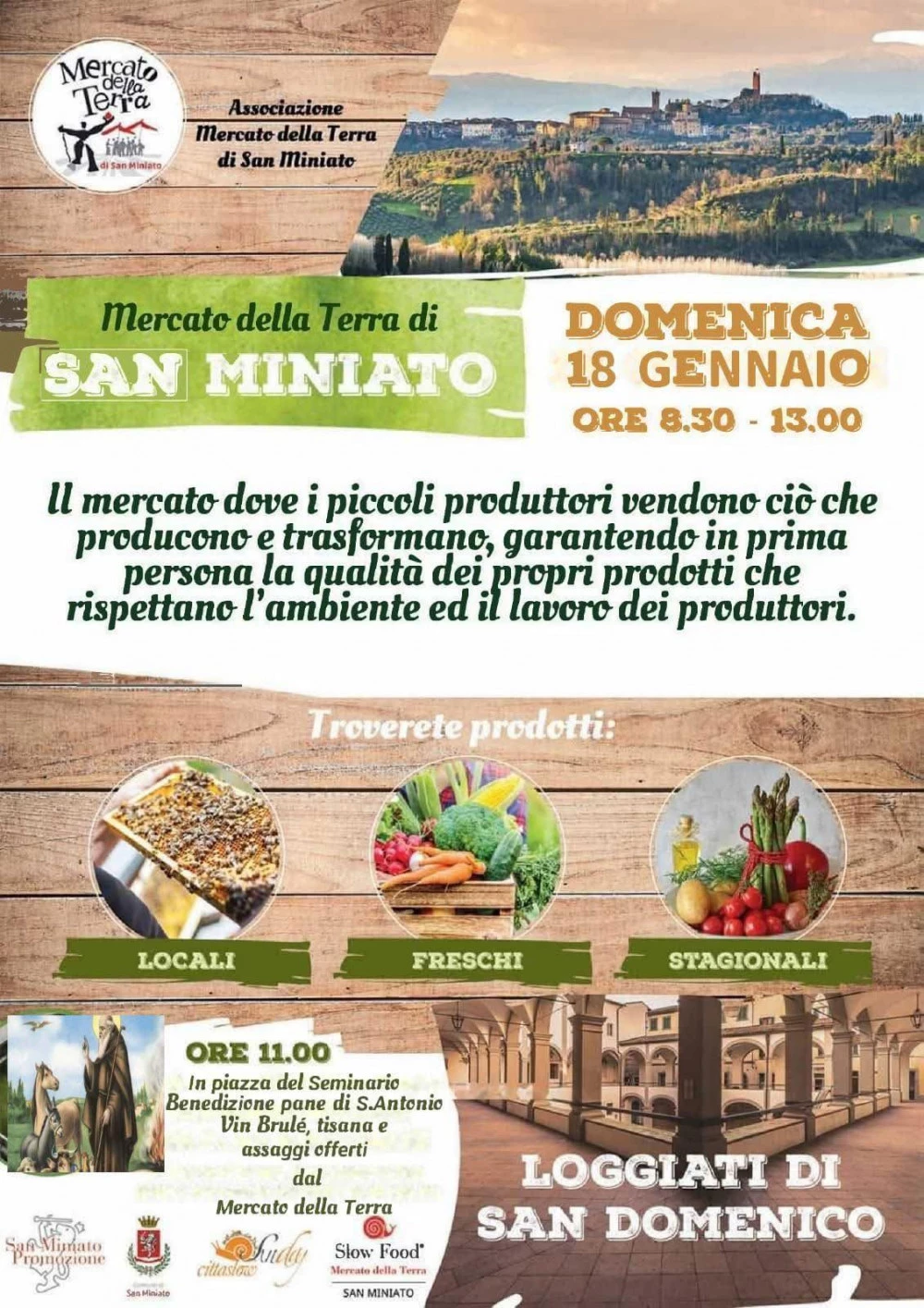 Locandina del Mercato della Terra