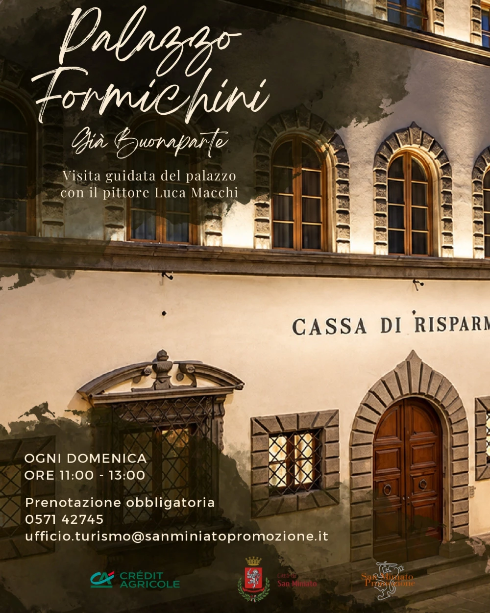 Locandina visita Palazzo Formichini con Luca Macchi