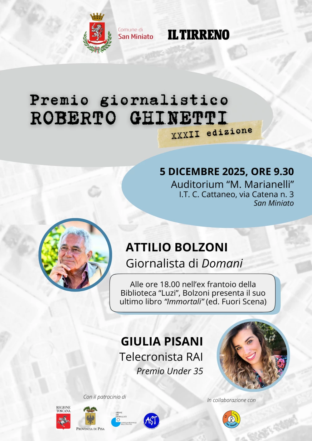 Locandina Premio Ghinetti