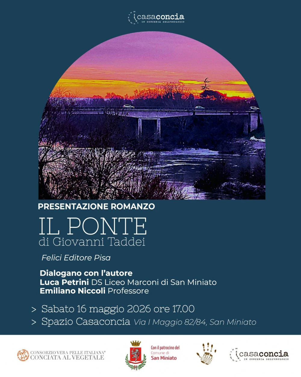 Locandina Presentazione Libro "Il Ponte" di Giovanni Taddei