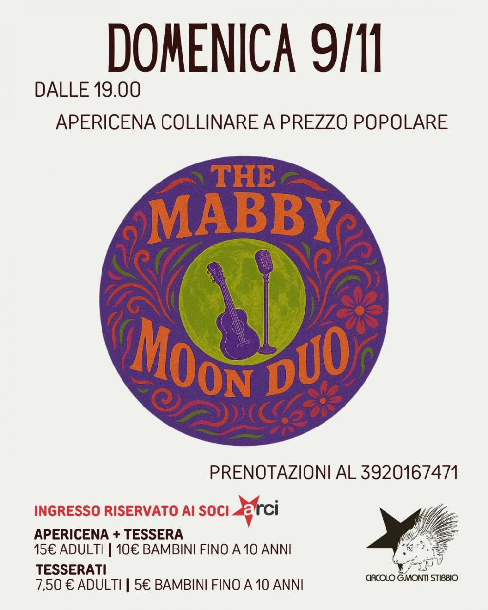 Locandina del live music 