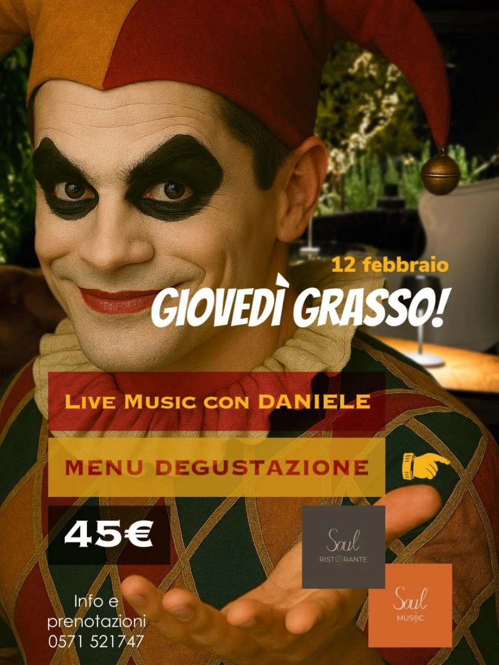 Locandina live music soul san miniato