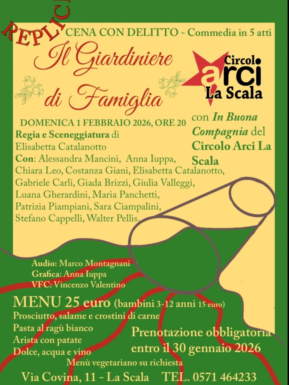Locandina dell'evento Il Giardiniere di Famiglia