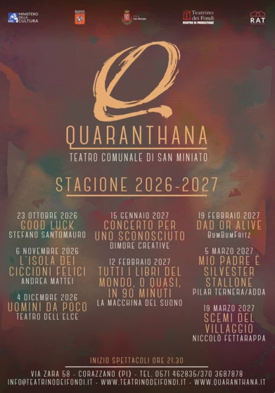 Locandina stagione teatrale Quaranthana