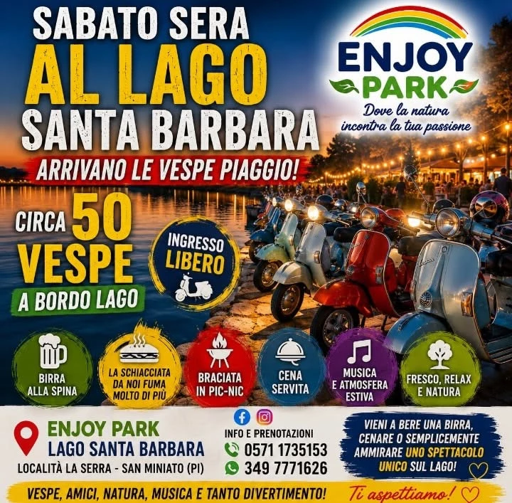 Locandina enjoy park sabato 20 giugno